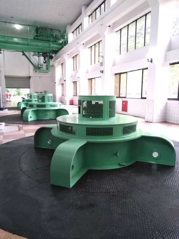 Vermogensfactor 0,8-0,9 Water-aangedreven turbinegenerator met roestvrijstalen bladen ideaal voor industriële energieproductie