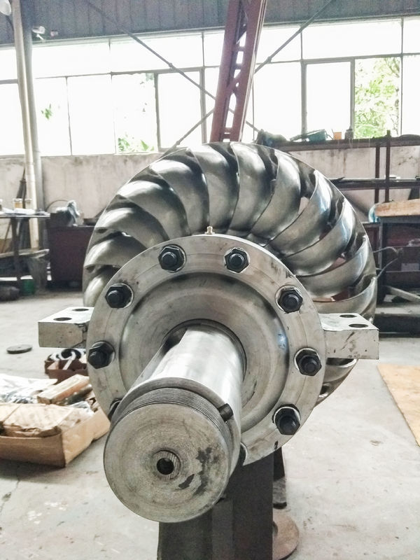 220-380v spanning Turgo-turbinegenerator Diameter 350-400 mm Ideaal voor middelgrote en kleinschalige waterkrachtenergieprojecten