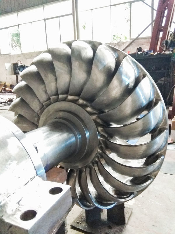350 tot 400 mm diameter Turgoturbinegenerator met synchrone alternator blauw of op maat gemaakte specificaties geschikt voor energieoplossingen