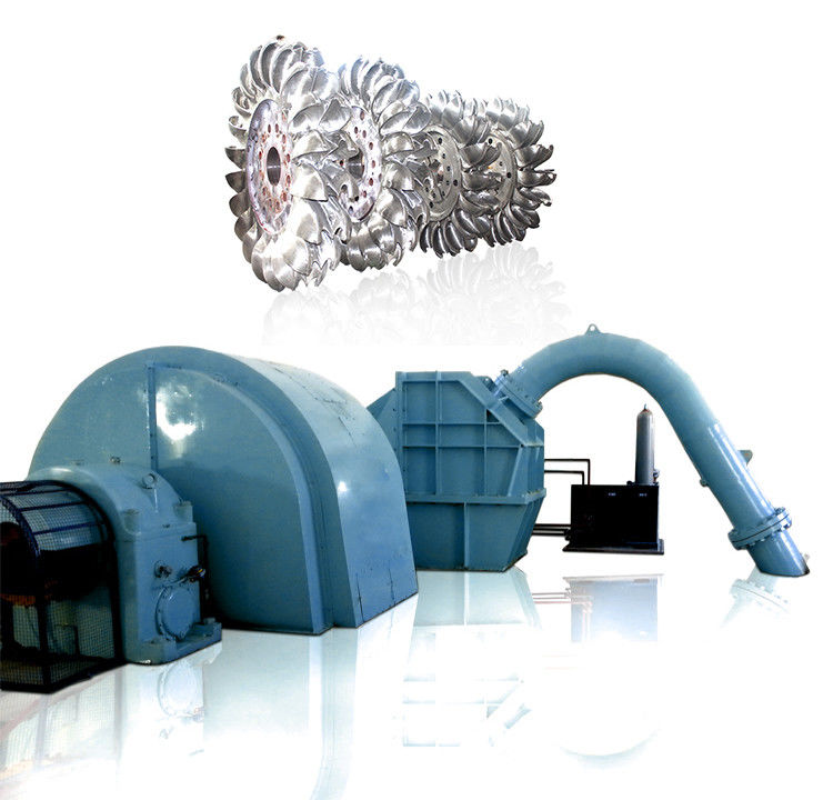 High Head 100m tot 2000m Pelton Turbine Generator Nominale Spanning 6-10kV Op maat ontworpen voor de productie van waterkracht