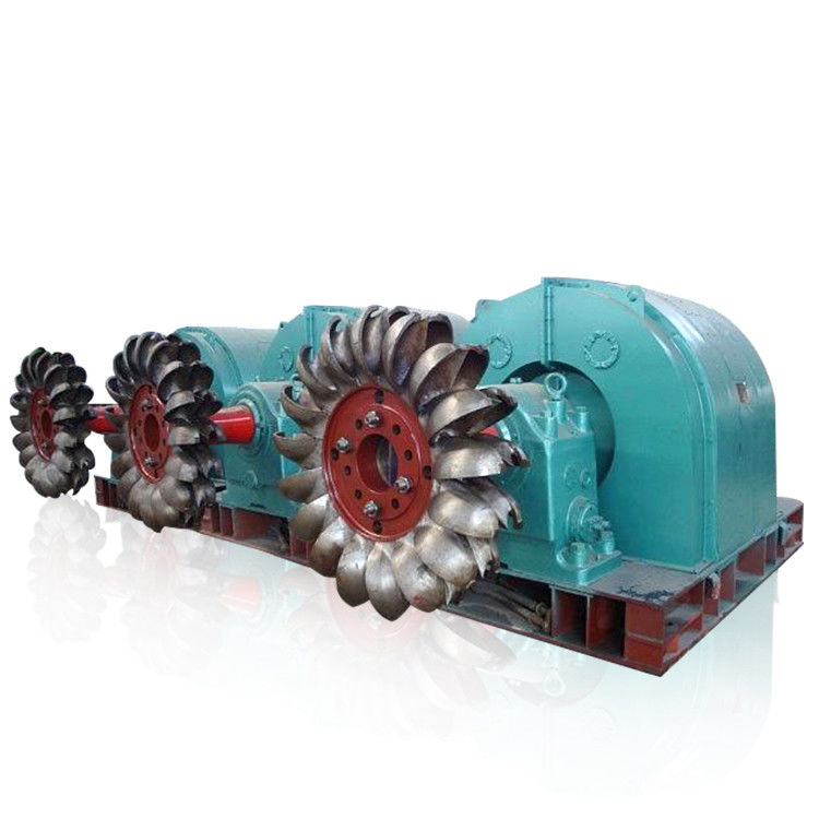 High Head 100m tot 2000m Pelton Turbine Generator Nominale Spanning 6-10kV Op maat ontworpen voor de productie van waterkracht