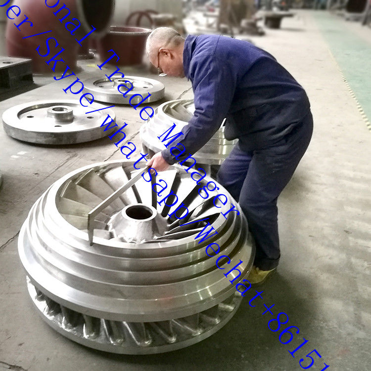 Versnellingsbereik 150 RPM 1000 RPM Francis Hydroturbine Generator Supporting Flow 3,21 tot 14,9 M3s Duurzame energieproductie