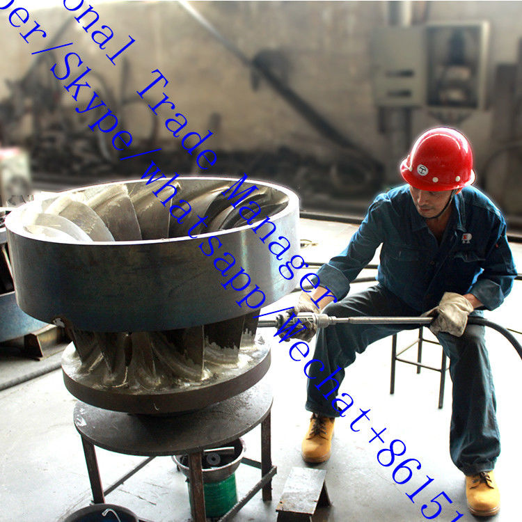 2000 kW Francis turbinegenerator met hoogsterk staal en legeringen en automatische besturingsmodus voor energieproductie