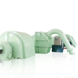 Hoofd Pelton turbine voor waterkrachtcentrales Capaciteit 5-50t Nominale frequentie 50/60Hz Borstelloze of thyristor excitatie modus