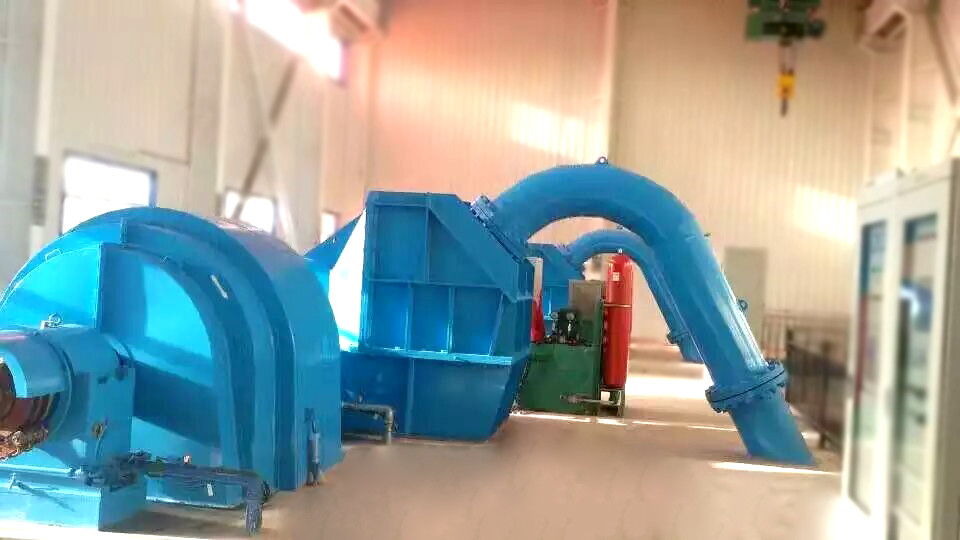 Energiebesparende Pelton-turbinegenerator met een vermogen van 100 kW-50 MW voor 5-50 t