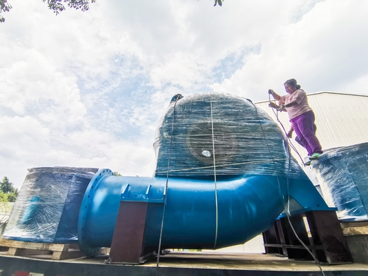 Hoog rendement 1 jaar Francis turbine generator van staal en roestvrij staal