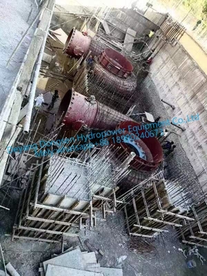450-1000 RPM nominale snelheid Francis turbinegenerator voor verticale of horizontale prestaties