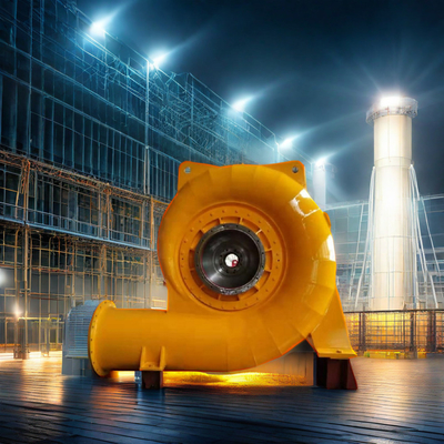 20m-300m Nominale waterkop Francis Waterturbine Generator met automatische bediening