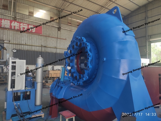 Automatische besturing Francis Turbine Generator met nominale waterkop 20m-300M / Nominale efficiëntie 90%-96%
