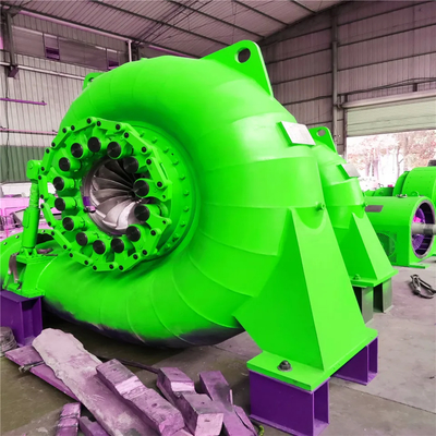 Stalen / roestvrij staal Francis Hydroturbine ontworpen voor water hoofd bereik 5m-500m