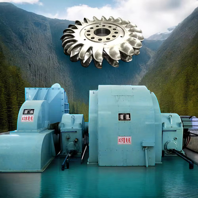Energiecentrale Pelton Turbine Generator IP54 Borstelloze luchtkoeling 50/60Hz Nominale frequentie