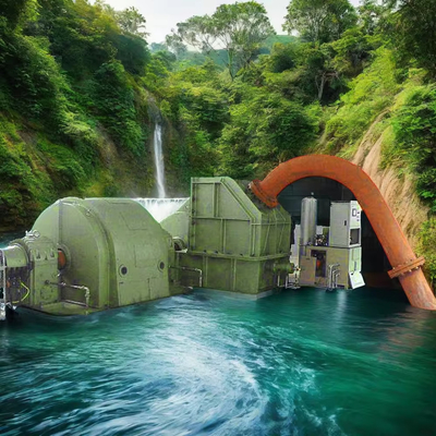 Hoog rendement 90-96% met roestvrij staal Runner Pelton Turbine Power Generator