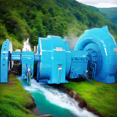 Koeling met waterturbine, gecontroleerd door automatische/handmatige modus 200kw-20mw