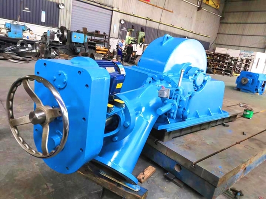 Verticaal/horizontaal 200kW-30MW Turgoturbinegenerator 50-400m Hoofd 500-3000rpm