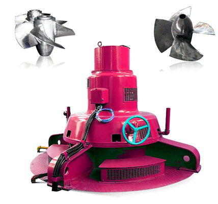 Vermogen 20MW Hoog efficiënte turbinegenerator 0,6-2m Loper Diameter 220-11000V Spanning