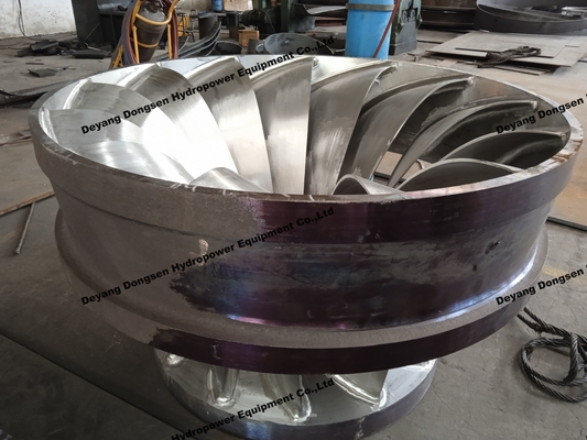 Verstelbare hydroturbine runner poetsbladen of lage snelheid rotatie Custom open/gesloten ontwerp