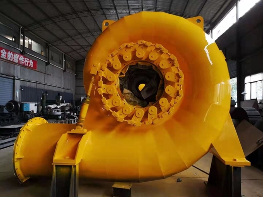 200kW-20MW borstelloze waterturbine Lucht/water koeling Verticale installatie 450-1000 RPM
