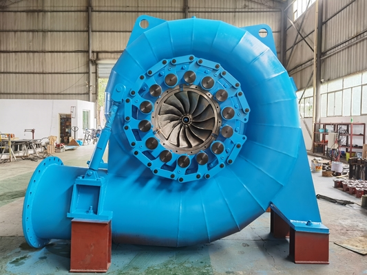 300 kW-20 MW Francis-turbinegenerator voor verticale of horizontale installatie van 50 Hz/60 Hz
