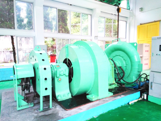 Efficiëntie 90-96% Waterturbine met een hoge omzet van 450-1000 tpm Francis Kaplan Pelton-turbine