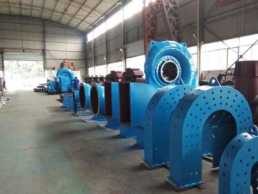 Silicon Brushless Water Turbine Generator 300-3000rpm Versnellingsbereik 200kw-20mw Power Output