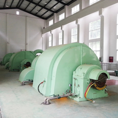 Vermogen Uitgang Pelton turbine Power Generator Brushless Excitation Mode Isolatie Klasse F