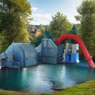 Efficiëntie IP54 Pelton-turbinegenerator 6-10kV 100-1000A 500-3000r/min