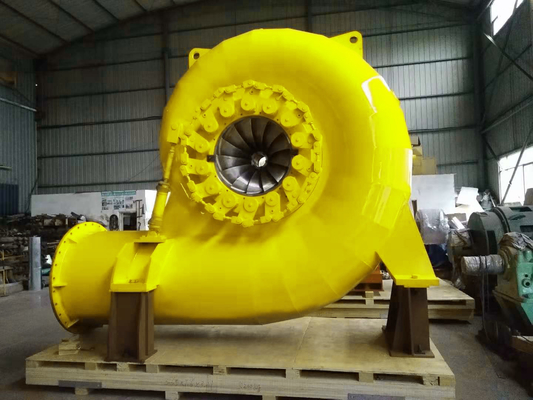 Vermogen van roestvrij staal Francis Turbine Generator 300 kW-20 MW Verticale of horizontale installatie