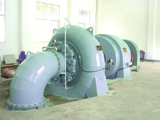 Automatische Francis Turbine Generator van roestvrij staal 10kV Nominale Spanning 300KW-20MW Vermogen