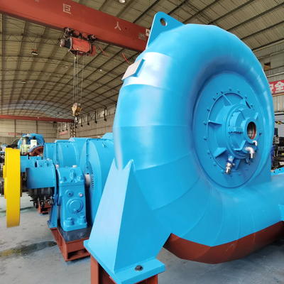 Brushless Water Turbine Generator 450-1000 RPM Air/Water koeling voor 200kw-20mw Power Output