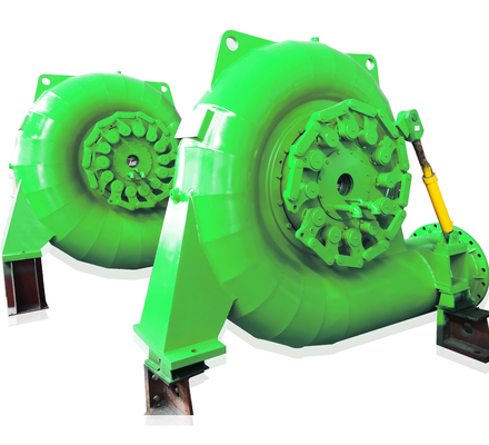 Power Water Turbine Generator met 220V-690V Nominale Spanning Borstelloze Excitatiemodus voor binnen/buiten