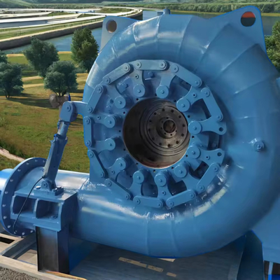 Automatische 400V 800V 6,3kV 10kV nominale spanning Francis turbine generator met nominale vermogen 300KW-20MW
