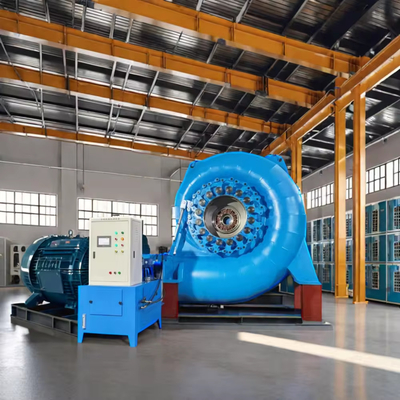 Efficiëntie waterturbine generator met borstelloze silicium opwinding
