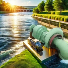 Static Silicon Excitation Water Turbine Generator voor hoge frequentie