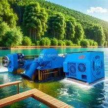 220V-11000V Turgo Turbine 50-400M Nominale Spanning 200KW-30MW