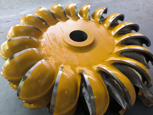 Nominaal vermogen 1 tot 10 MW Waterturbine Runner Op maat gemaakte blaadhoogte Energieopwekking oplossing voor waterkrachtcentrales