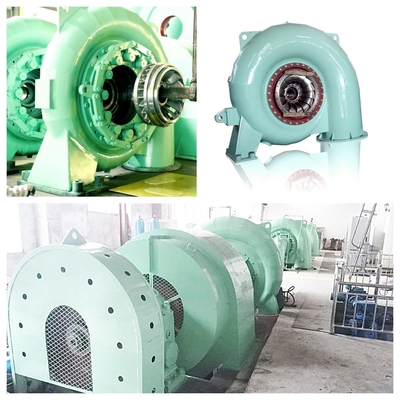 200kW-20MW waterturbine borstelloze excitatiegenerator voor elektriciteitsopwekking