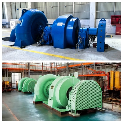 Gepersonaliseerde Francis Turbine Generator Met Elektrische Apparatuur Microgoverner Voor Waterkrachtcentrale
