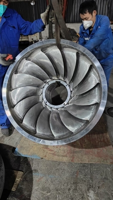 45cm-180cm Runner Range Hydroturbine Runner met meerdere bladen