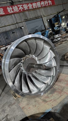 10 ton waterturbine runner op maat voor 90% efficiëntie en klantvereisten