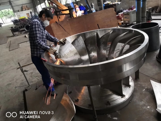 50Hz/60Hz Frequentie Hydroturbine Runner met aangepaste bladlengte