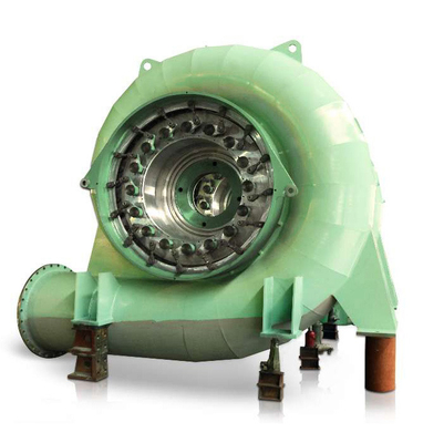 Aluminiumlegeringsblad Horizontale of verticale indeling Hydro-elektrische turbine voor 100kw-20mw vermogen bereik efficiëntie