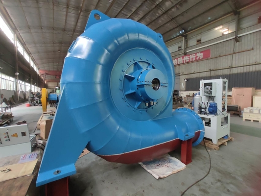 3-Fase Francis Hydro Turbine Generator met Borstelloze Excitation Verticale en Horizontale Installatie Type