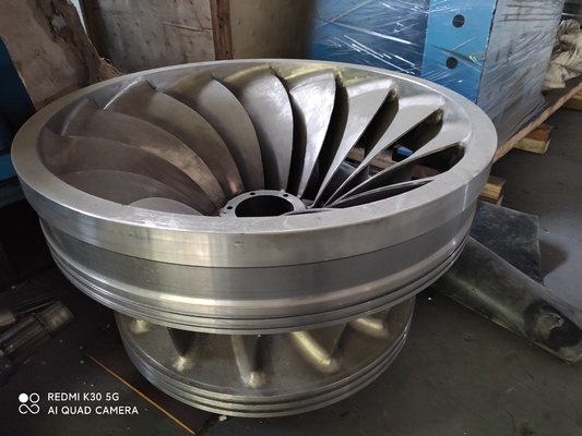 Francis-turbine met loperbladhoek voor hydro-elektrische toepassing en inlaatdruk van 10 MPa