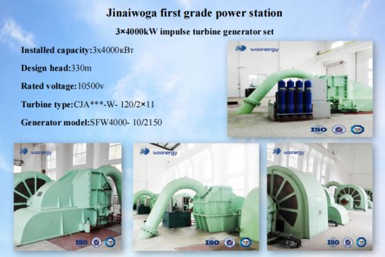 Aangepaste Pelton Turbogeneratoren | Duurzame, milieuvriendelijke waterkrachtapparatuur voor hernieuwbare energie