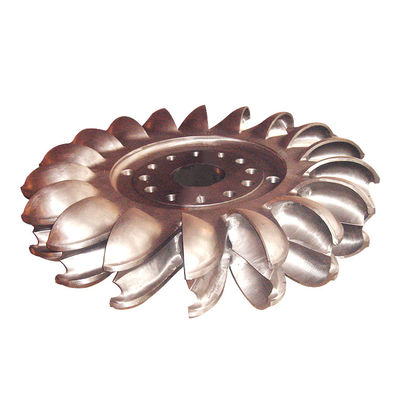 Aanpasbaar Ontwerp Flow 0.48 M3/s Tot 1.23 M3/s PeltonRader Turbine Generator voor Waterkrachtcentrales