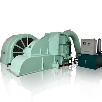 Eenfasige Pelton-turbogenerator voor waterkrachtcentrales 400V-10500V