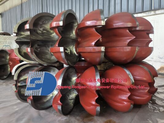 Roestvrij staal waterturbine runner met aanpasbare blad afmetingen voor 1-10 MW waterkracht toepassingen