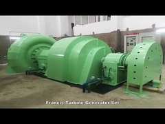 Roestvrij staal Francis Turbine Generator, de Turbine van het Waterwiel voor Rivieren