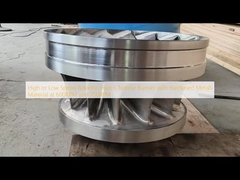 Hoge of lage snelheid roterende waterturbine runner met gehard metaal materiaal bij 600 rpm en 750 rpm