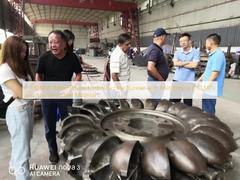 1-100 MW Nominaal Vermogen Waterkracht Turbine Rotor met Inlaatdruk 10 MPa en Roestvrij Staal Materiaal